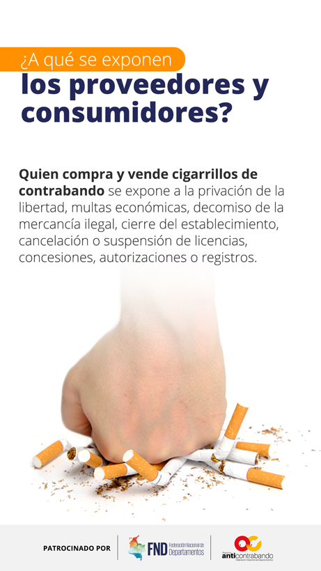 El contrabando de cigarrillos en Colombia tiene efectos nocivos en las regiones.